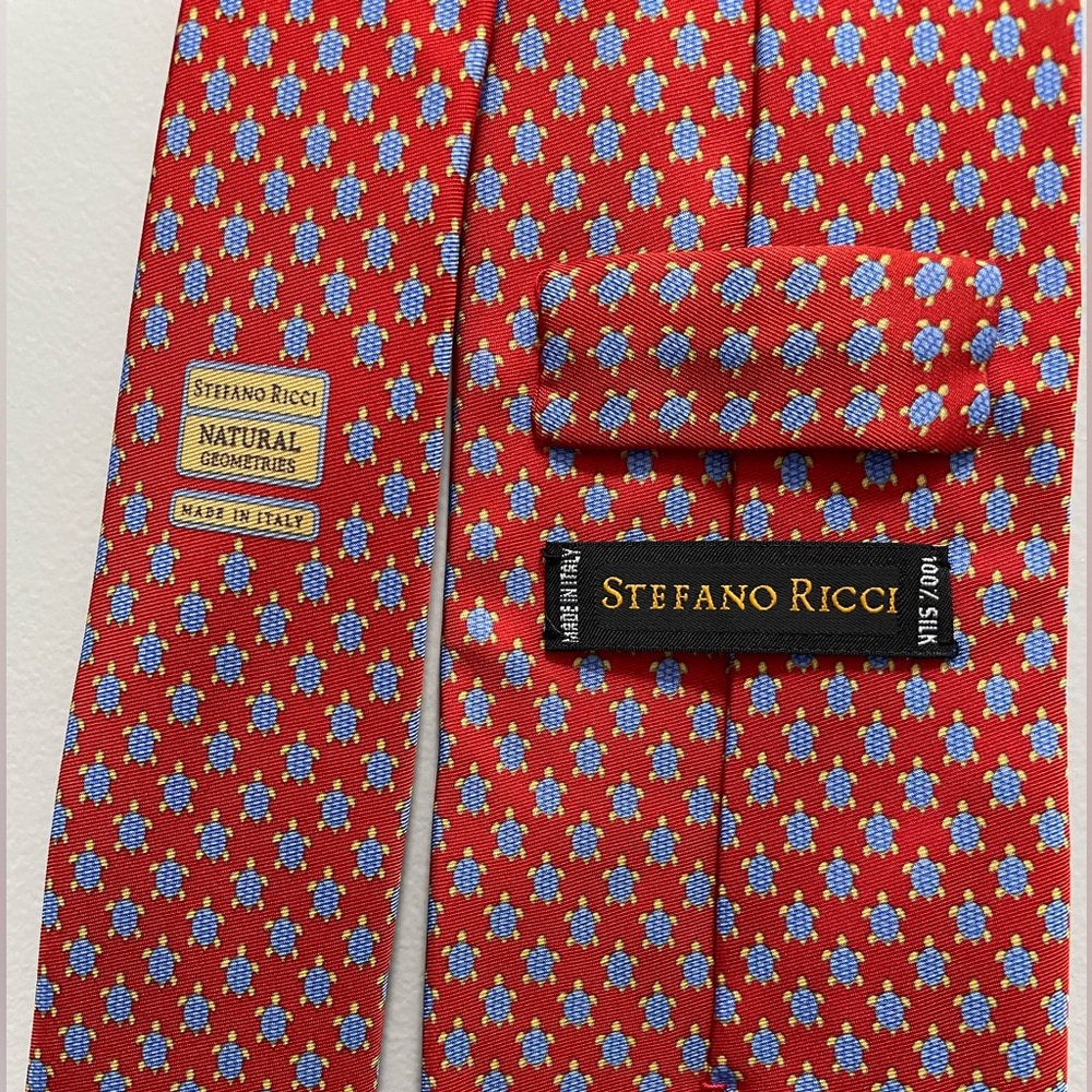 Stefano Ricci Turtle Print Tie